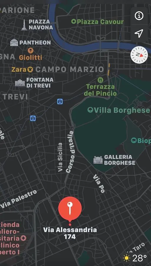 Appartamento Alessandria Róma 0*,